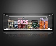 2cm Walnut Wood Grain Display Box, Coffee Black high-end countertop Display Box, Suitable for Lego 7