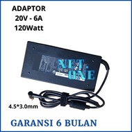 Chicony 20V 6A Charger Adapter for MSI GF63 Thin 10sc 11sc 120W -NETONE