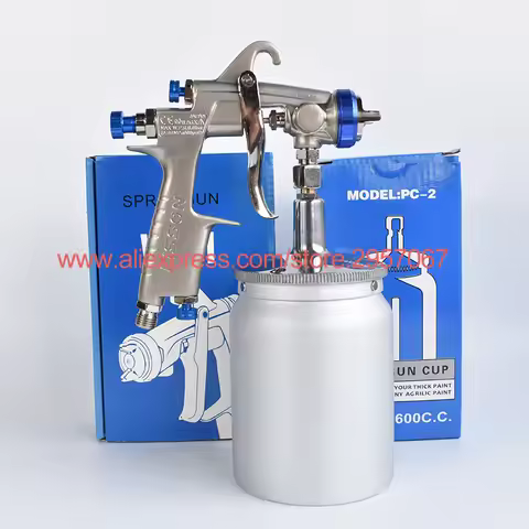 Original Spray Gun LISSON W-101 HVLP paint spray gun Gravity 1.0mm/1.3mm/1.5mm/1.8mm nozzle for Pain