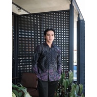 KEMEJA Hardi Batik Dobby - PRASTAWA | Men's Long Sleeve Dobby Batik Shirt
