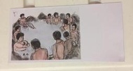  堯平 布朗尼 設計 客製化 卡片 泡澡 男湯 大眾池 白色 收集卡 珍藏卡 紀念卡 收集卡片 珍藏卡片 紀念卡片 書籤