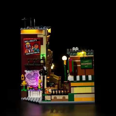 LED Lighting Set Suitable for LEGO 123 Sesame Street 21324 Building Blocks