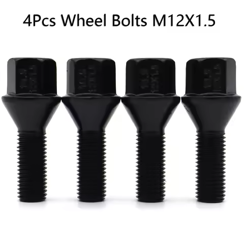 4x Alloy Wheel Lug Bolts Nuts M12x1.5 26mm For BMW 1 3 5 7 Series E81 E87 E46 E90 E93 E60 E61 E53 Z4