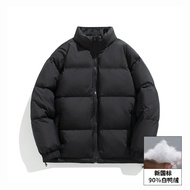 KY-DSHOPEEJapanese Loose Stand Collar White Duck down Jacket Couple Thin down Jacket Winter Warm down Jacket XPX8