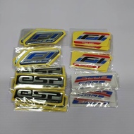Sticker Resin Sticker Embossed Sticker EMlem Logo Fi Logo Fi Thailand Logo Bluecore Logo Esp