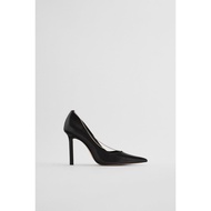 Zara - Leather High-Heel Shoes with Chain
