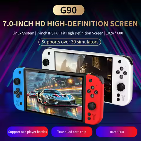 G90 7-inch 64GB 4000mAh Portable Handheld Game Console Arcade Suitable for PSP/PS1 Retro TV Game Con