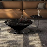 Coffee Table Round Marble Simple UFO Combination Consciousness Coffee Table Luxury Suspension Househ