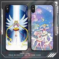 GK-89 Sailor Moon Glass Casing for Xiaomi Redmi Note poco 14R A4 9i C75 14C 7 9A A3 Pro 5G