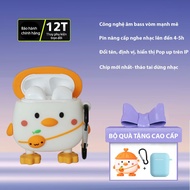 Genuine aipod bluetooth headset | Top notch Bass | Battery 4-5 hours | Remove ears and stop music | 