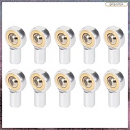 [L E U R] 10pcs M2.5 Link Rod Joint Ball End Holder for RC Model Car Boat Airplane Trucks Silver