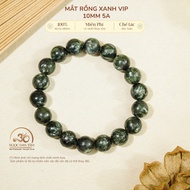 Jade Dan Tam - Vip Green Dragon Eye Stone Bracelet 10mm 5A - Wood Element & Fire Element