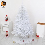 [prettyia] 3 Ft Artificial Christmas Tree Holiday Decoration White PVC Lifelike for Home