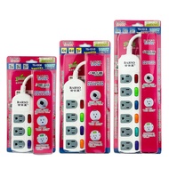 Jinjixing Extension Cord Set (3 Open 3 Plug/4 Open 4 Plug/6 Open 6 Plug) Taiwan-Made Power Socket Co