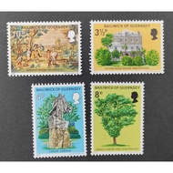 Guernsey, The exile of Victor Hugo on Guernsey 1975,  MINT, COMPLETE SET