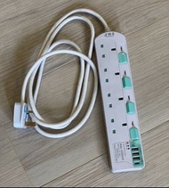 JHE 拖板連 USB 充電