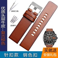 Watch Strap Alternative Diesel Diesel Genuine Leather Watch Strap DZ4343DZ1657DZ4323 Men Women Coupl