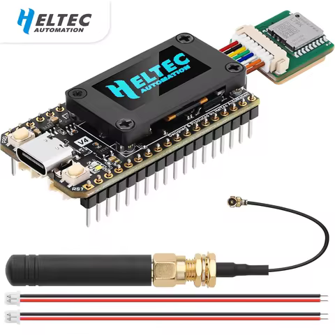 Heltec V4 Meshtastic GPS ESP32 SX1262 0.96inch OLED Solar Powered Dev-Board Mesh Network WiFi LoRa B