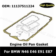 11137511224 Car Accessories Engine Oil Pan Gasket For BMW N46 E46 E91 E87 Automatic Trans Oil Pan Ga