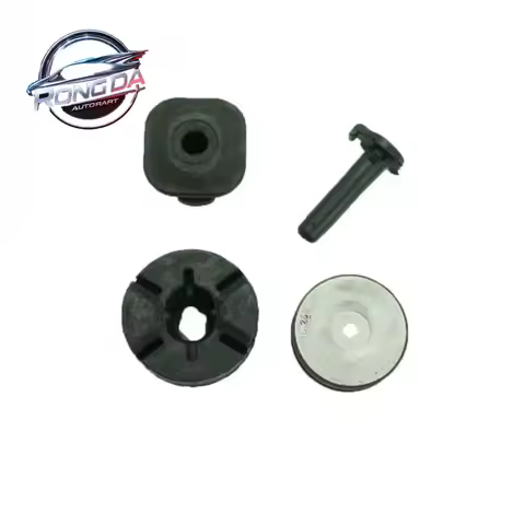 OE 8K0121276A WHT001506A Brand New Set RH Radiator Upper&Lower Insulator+Bolt +Rubber Bush For Audi 