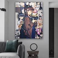 Komi Hinko Komi San Wa Komyushou Desu-โปสเตอร์ในการตกแต่งบ้านภาพวาดศิลปะการพิมพ์ภาพผนังภาพร้านเสริมส