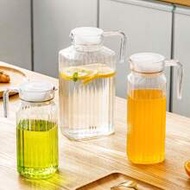 1pc Cold Water Pitcher With Lid/Large Capacity Juice Pitcher