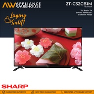 Sharp AQUOS 32 Inch HD Ready Easy Smart TV - 2T-C32DF1X (2 Years Warranty)