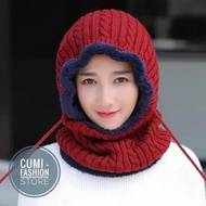 Women's Winter Knitted Beanie Hat Imported Khaki Wool Beanie Hat