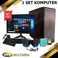 Paket CPU PC Komputer RAKITAN Plus Monitor Lengkap - CI5 2320 RAM 4G HDD 500GB