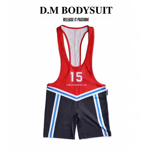 Underwear Sport Wrestling Corset Bodysuit Men Shapewear Elasticity Man Party Suit