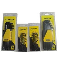 STANLEY Hex Allen Key Set MM/SAE Allen Key 8pcs/9pcs/12pcs