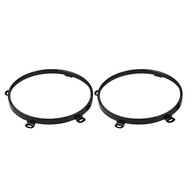 2Pcs for Jk Tj 07-17 7-Inch Led Headlight Round Ring Mounting Bracket for Headlight Mounting Lamp Ho