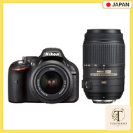 Nikon D5200 Digital SLR Camera Double Zoom Kit AF-S DX NIKKOR 18-55mm f/3.5-5.6G VR/ AF-S DX NIKKOR 