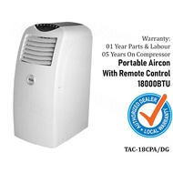 SingCity Portable Aircon 18000BTU TAC-18CPA (FREE DELIVERY)