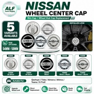 Nissan 54mm 58mm Sport Rim Cap Wheel Center Cap Hub Cover Almera Sentra Latio X-Trail Livina MY
