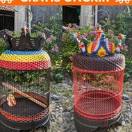 Promo Spektakuler Sangkar perkutut ram besi full set sangkar mahkota