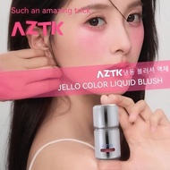 AZTK Blusher Face Color Makeup Rendering Liquid Blush JC04 Moisturizer Long-lasting Beauty Renewal C