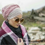 GLITTER Turban shawl