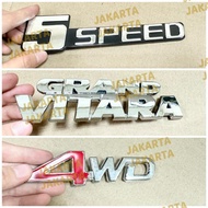5-speed Grand Vitara 4WD Car Logo Emblem
