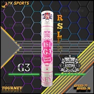 RSL Badminton Shuttlecock G3 Pink 1 Tube RSL Badminton Shuttlecock G3 Merah Jambu 1 Tiub