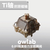 Owlab Ti HE Keyboard Megnetic Switch 0.01mm Precision Hall Effect For Wooting60 Made68 MAD60 ATK Gam