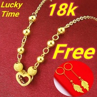 [COD] 18K Saudi Gold Bracelet Pawnable for Women Happiness Bracelet Hollow Bracelet Hollow Ball Drop Flower Hydrangea Bracelet Bring Good Luck Fashion Jewelry Bracelet for Women Set  Buy 1 Take 1 Free Earrings Pure Gold Jewelry Pawnable Legit Sale