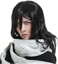 miccostumes Men's Aizawa Shota Eraserhead Black Cosplay Wig