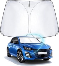 Sun Protection Windscreen Compatible with Peugeot 208 2008 e-208 e-2008 2019-2024 Windscreen Parasol
