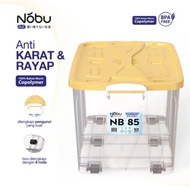 Nobu Container Box + Wheels 55l 55 liter Storage Box/ NB55