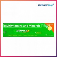 Berocca Orange Energy Vitamins Effervescent Tablets - 15s