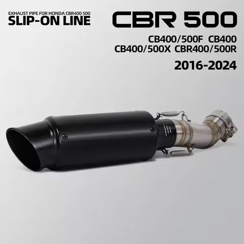 For Honda CBR500R CB500F CB500X CBR400R CB400F CB400X 2016-2024 Motorcycle Slip on Line Exhaust Proj