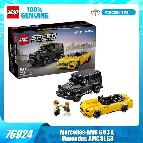 LEGO Building Blocks Racing Series 76924 Mercedes Benz G-Class and Sports Car Boys' and Children's T