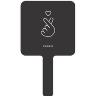 CHARIS Finger Heart / Mint Mirror (Kaca / Cermin Makeup) Original