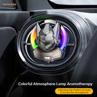 Vehicle Airs Freshener Mecha Style Unique Ambient Light Effects Modern Cockpit Atmosphere